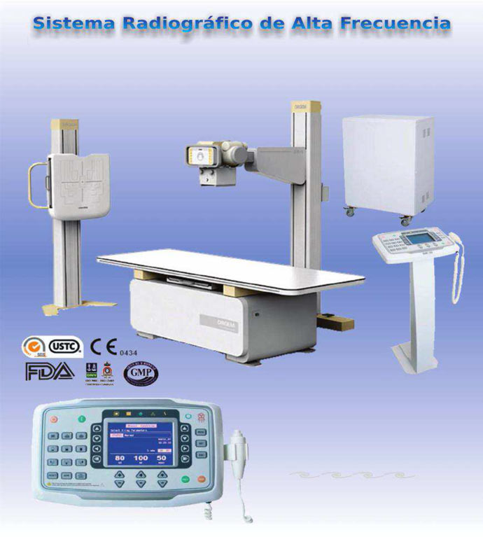 Equipo de Rayos X con sistema DR (detector Varian)